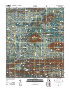Caulksville 2011 topographic map thumbnail