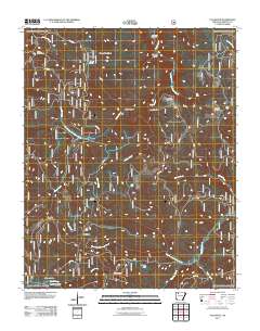 Fallsville 2011 topographic map thumbnail