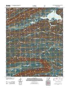 Horseshoe Mountain 2011 topographic map thumbnail