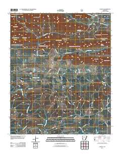 Langley 2011 topographic map thumbnail
