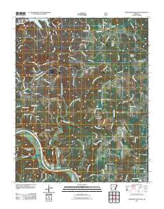 Norfork Dam South 2011 topographic map thumbnail
