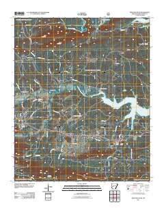 Reed Mountain 2011 topographic map thumbnail