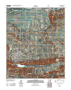 Paris 2011 topographic map thumbnail