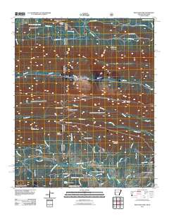 Mountain Fork 2011 topographic map thumbnail