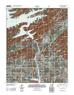 Mountain Pine 2011 topographic map thumbnail