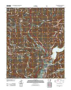 Mountainburg 2011 topographic map thumbnail