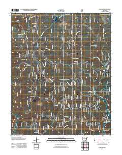 Sand Gap 2011 topographic map thumbnail