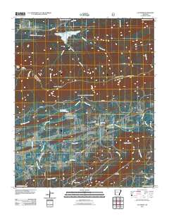 Cauthron 2011 topographic map thumbnail