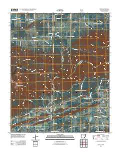 Bates 2011 topographic map thumbnail