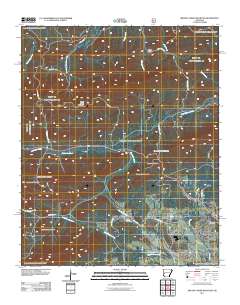 Brushy Creek Mountain 2011 topographic map thumbnail