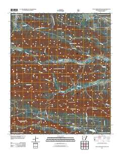 Polk Creek Mountain 2011 topographic map thumbnail