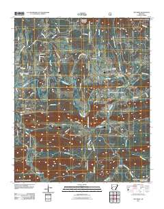 Pine Ridge 2011 topographic map thumbnail