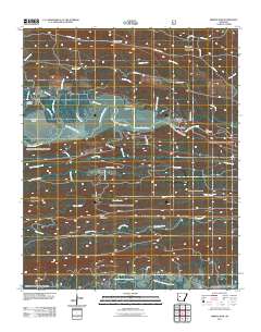 Nimrod Dam 2011 topographic map thumbnail