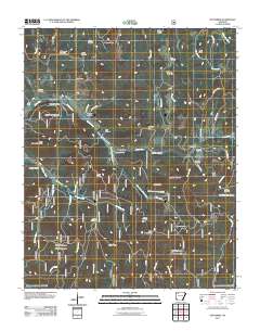 Pettigrew 2011 topographic map thumbnail