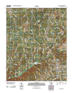 Pageland 2011 topographic map thumbnail