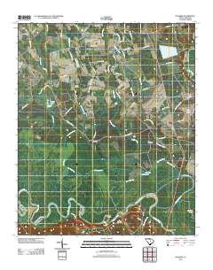Wateree 2012 topographic map thumbnail