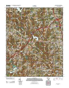 Wellford 2011 topographic map thumbnail