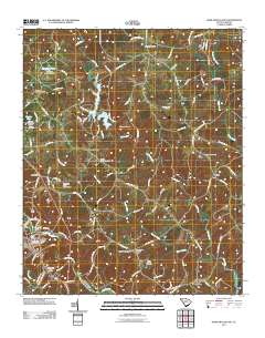 Ware Shoals East 2011 topographic map thumbnail