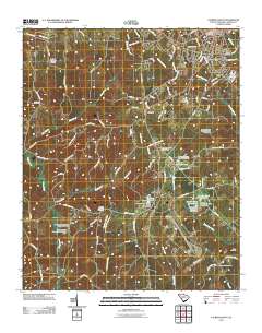 Laurens South 2011 topographic map thumbnail