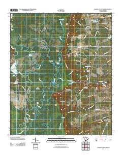 Poinsett State Park 2011 topographic map thumbnail