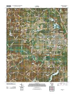 Cheraw 2011 topographic map thumbnail