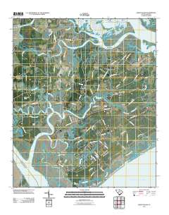 Edisto Island 2011 topographic map thumbnail