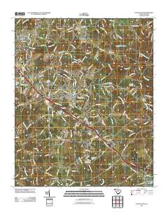 Fountain Inn 2011 topographic map thumbnail