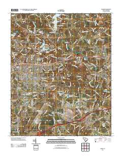 Greer 2011 topographic map thumbnail