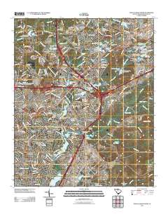 Fort Jackson North 2011 topographic map thumbnail
