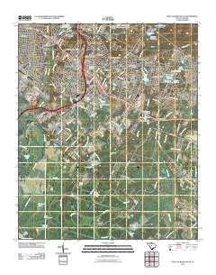 Fort Jackson South 2011 topographic map thumbnail