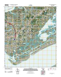 Fort Moultrie 2011 topographic map thumbnail