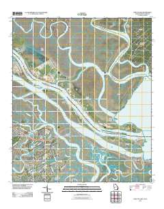 Fort Pulaski 2011 topographic map thumbnail