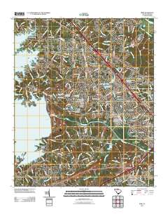 Irmo 2011 topographic map thumbnail