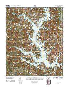 Lake Wylie 2011 topographic map thumbnail