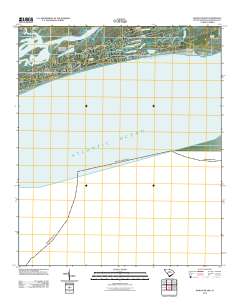 Kiawah Island 2011 topographic map thumbnail