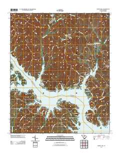 Liberty Hill 2011 topographic map thumbnail