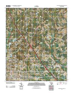 Orangeburg North 2011 topographic map thumbnail