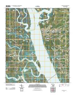 Laurel Bay 2011 topographic map thumbnail