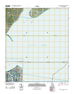 Tybee Island North 2011 topographic map thumbnail