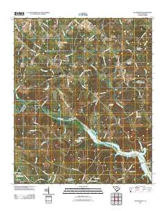 Silverstreet 2011 topographic map thumbnail
