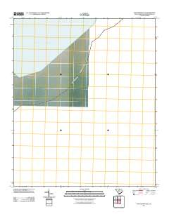 Cape Romain OE E 2011 topographic map thumbnail