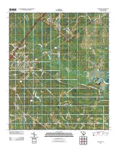 Yemassee 2011 topographic map thumbnail