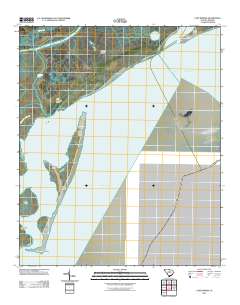 Cape Romain 2011 topographic map thumbnail