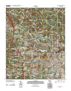 Blythewood 2011 topographic map thumbnail