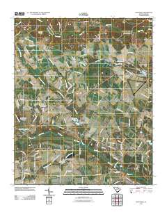 Dovesville 2011 topographic map thumbnail