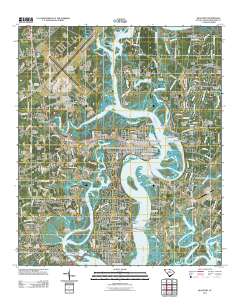 Beaufort 2011 topographic map thumbnail