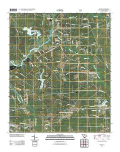 Huger 2011 topographic map thumbnail