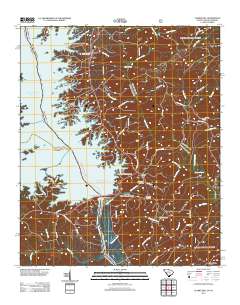 Clarks Hill 2012 topographic map thumbnail