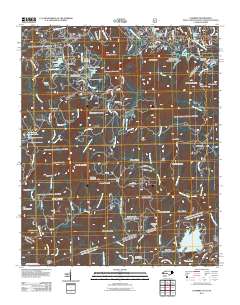 Cashiers 2011 topographic map thumbnail