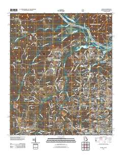 Evans 2011 topographic map thumbnail